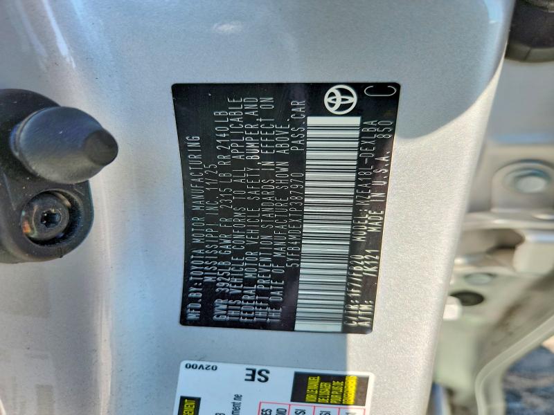 Aukcja sprzedaży 2026 Toyota Corolla, vin: 5YFB4MDEXTP387970, numer aukcji: 64903306