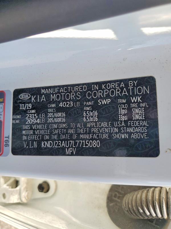 Продажа на аукционе авто 2020 Kia Soul, vin: KNDJ23AU7L7715080, номер лота: 66398916