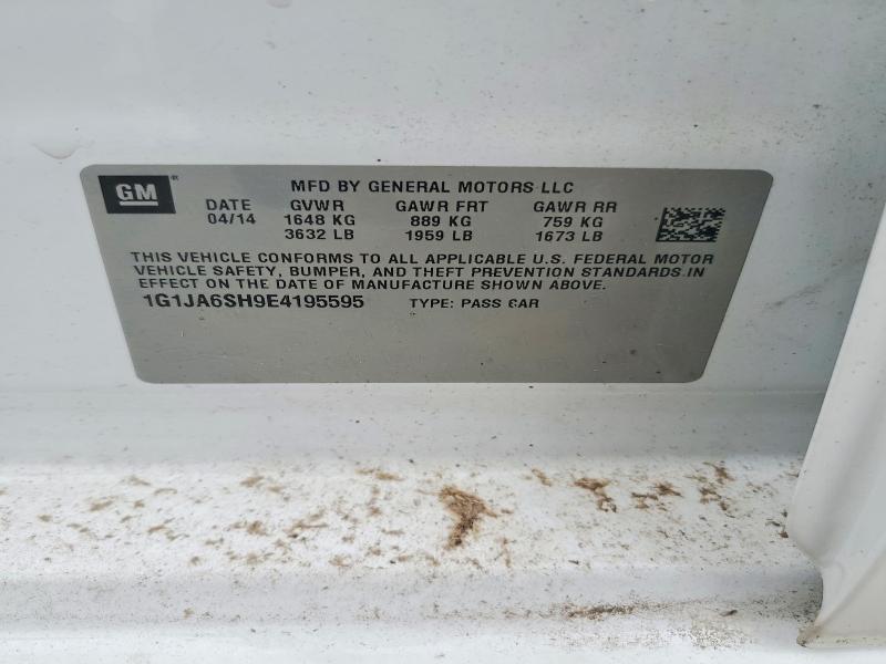 Продажа на аукционе авто 2014 Chevrolet Sonic, vin: 1G1JA6SH9E4195595, номер лота: 64855286