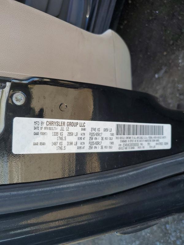 Aukcja sprzedaży 2012 Volkswagen Routan, vin: 2C4RVACG9CR392526, numer aukcji: 65955146