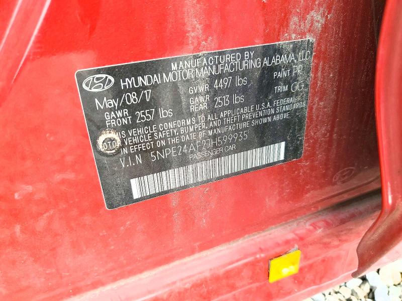65021806 :رقم المزاد ، 5NPE24AF2JH599935 vin ، 2018 Hyundai Sonata مزاد بيع