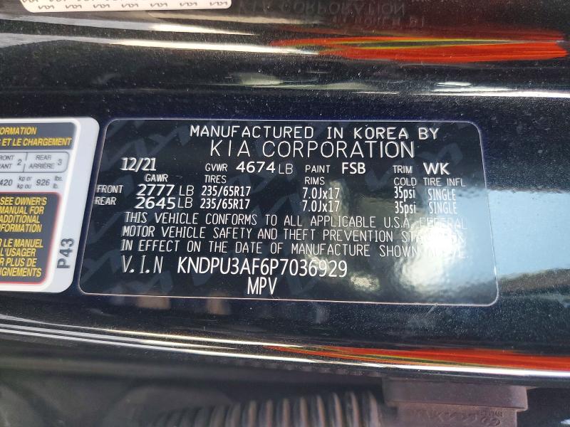 Aukcja sprzedaży 2023 Kia Sportage, vin: KNDPU3AF6P7036929, numer aukcji: 64569316