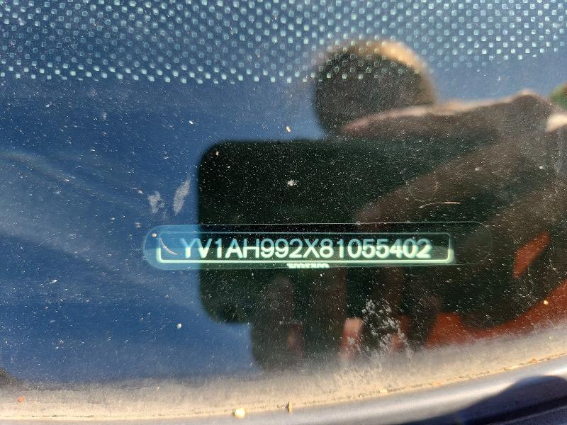 2008 Volvo S80 მანქანა იყიდება აუქციონზე, vin: YV1AH992X81055402, აუქციონის ნომერი: 63447466