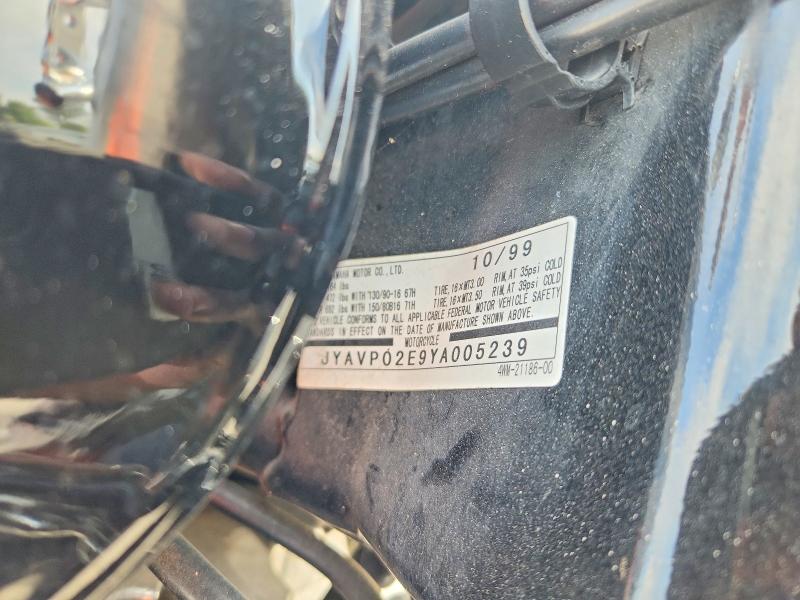 Aukcja sprzedaży 2000 Yamaha Xv1600, vin: JYAVP02E9YA005239, numer aukcji: 67091976