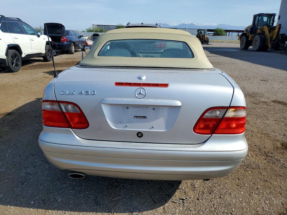 Продажа на аукционе авто 2001 Mercedes-benz Clk, vin: WDBLK70GX1T056443, номер лота: 64768966