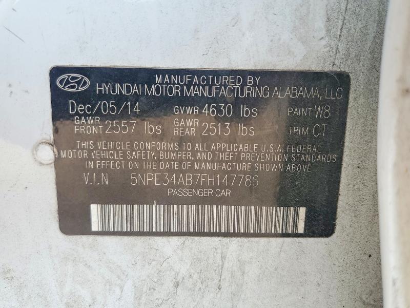 Aukcja sprzedaży 2015 Hyundai Sonata, vin: 5NPE34AB7FH147786, numer aukcji: 67011516