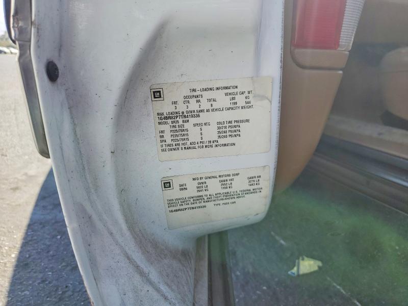 Продажа на аукционе авто 1996 Buick Roadmaster, vin: 1G4BR82P7TR419336, номер лота: 65734376