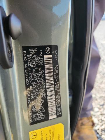 Продажа на аукционе авто 2005 Lexus Es, vin: JTHBA30G055071972, номер лота: 65338106