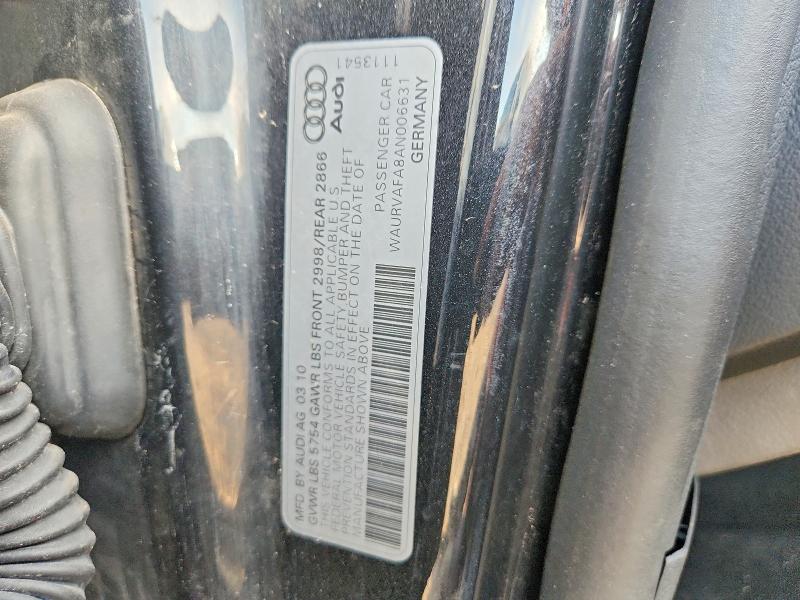 Продаж на аукціоні авто 2010 Audi A8, vin: WAURVAFA8AN006631, номер лоту: 66196416
