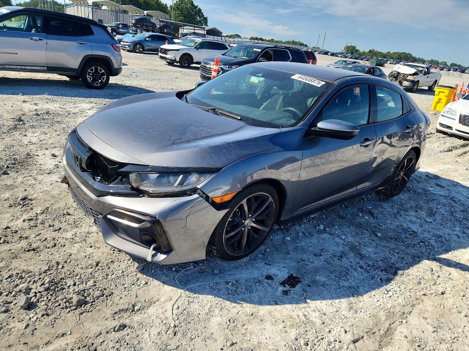 2021 Honda Civic მანქანა იყიდება აუქციონზე, vin: SHHFK7H42MU203059, აუქციონის ნომერი: 64508876