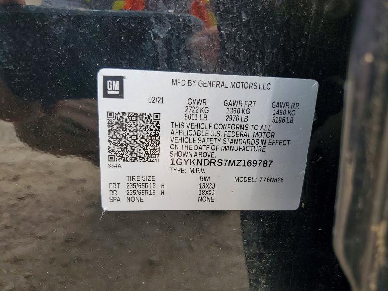 Продажа на аукционе авто 2021 Cadillac Xt5, vin: 1GYKNDRS7MZ169787, номер лота: 65164886
