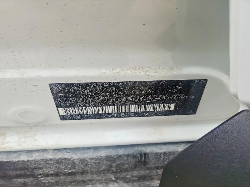 Aukcja sprzedaży 2025 Toyota Rav4, vin: 2T36CRAV6TC013790, numer aukcji: 63926156