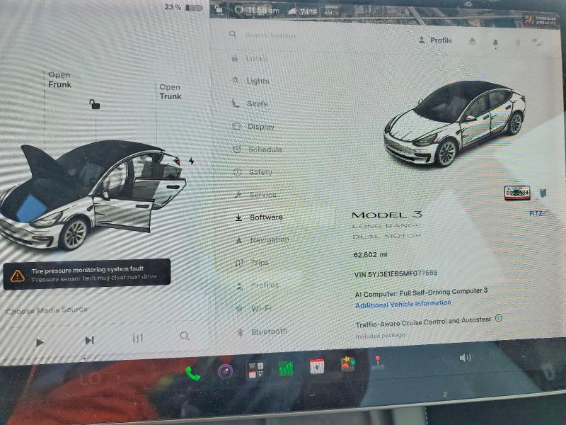 Aukcja sprzedaży 2021 Tesla Model 3, vin: 5YJ3E1EB5MF077565, numer aukcji: 61072056