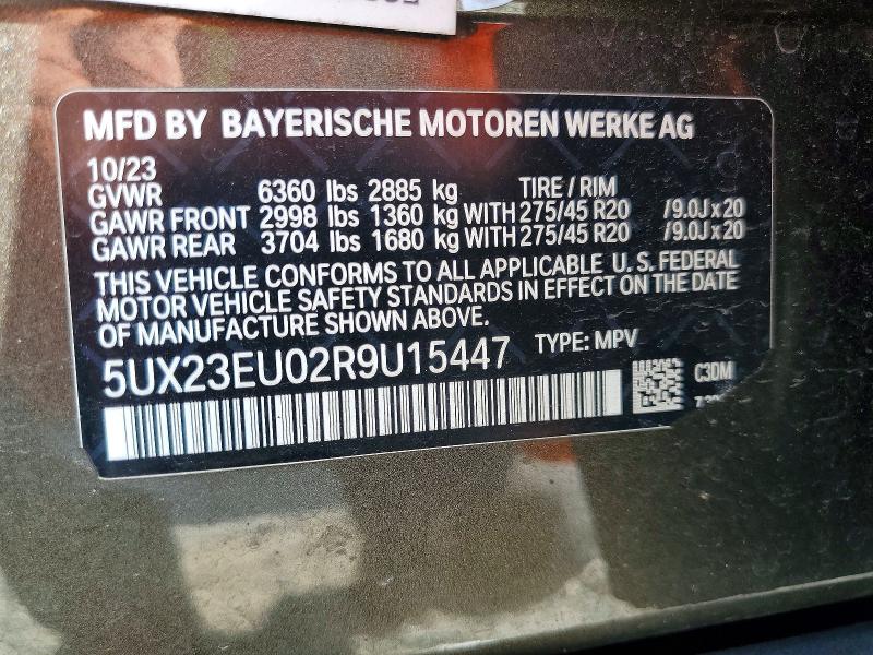 Aukcja sprzedaży 2024 Bmw X5, vin: 5UX23EU02R9U15447, numer aukcji: 65860756