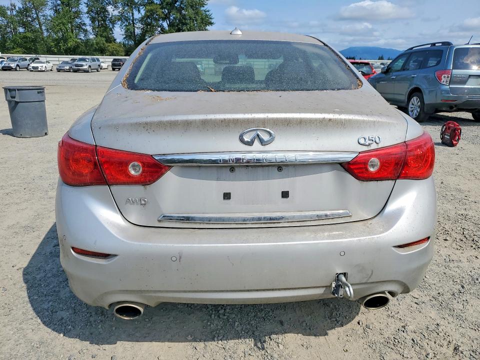 65155526 :رقم المزاد ، JN1AV7AR9EM702199 vin ، 2014 Infiniti Q50 Hybrid مزاد بيع