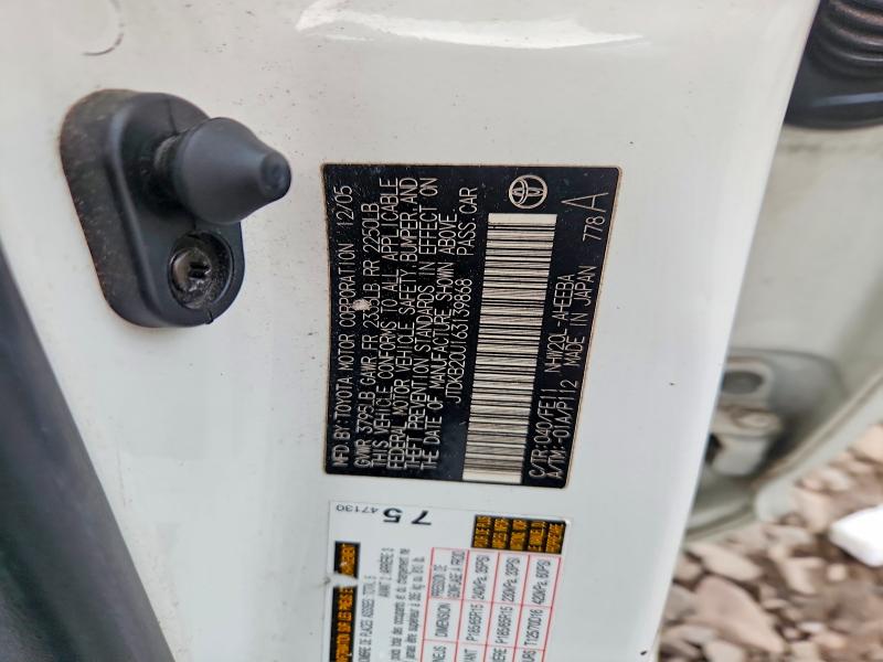 Aukcja sprzedaży 2006 Toyota Prius, vin: JTDKB20U163139868, numer aukcji: 66004796