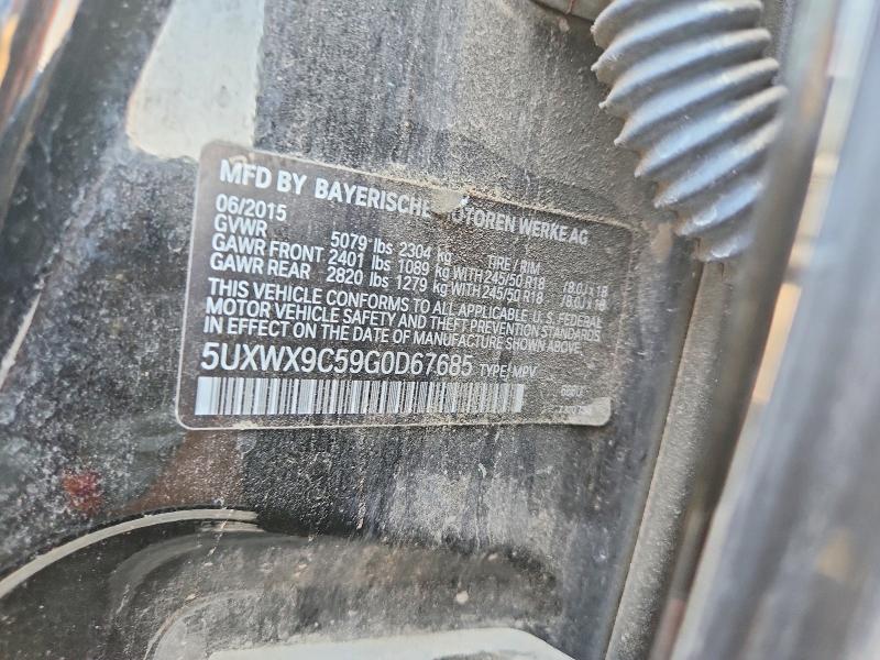 2016 Bmw X3 მანქანა იყიდება აუქციონზე, vin: 5UXWX9C59G0D67685, აუქციონის ნომერი: 64221666