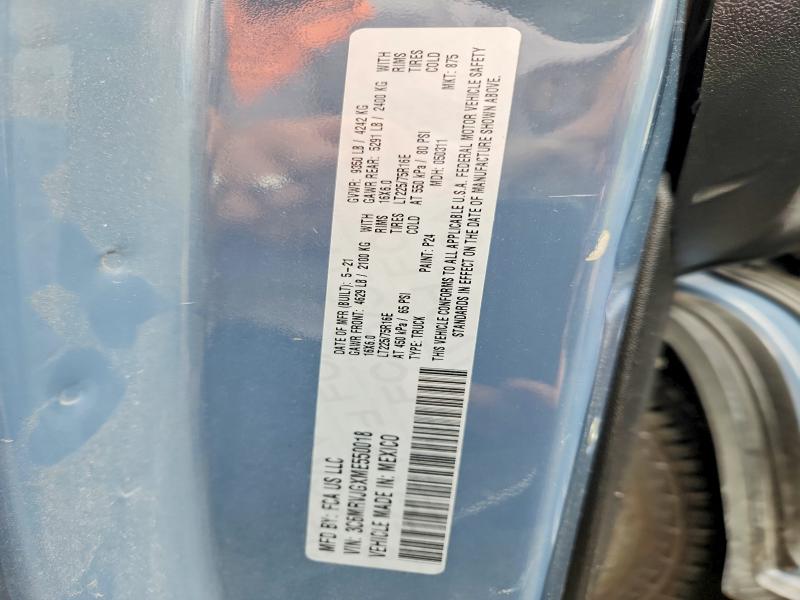Aukcja sprzedaży 2021 Ram Promaster 3500, vin: 3C6MRVJGXME550018, numer aukcji: 64736046