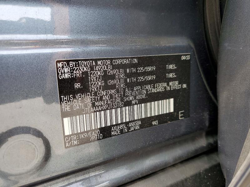 Продажа на аукционе авто 2023 Toyota Venza, vin: JTEAAAAHXPJ133182, номер лота: 65190966