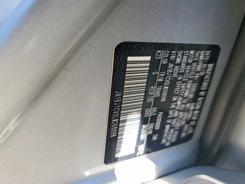 64367926 :رقم المزاد ، JN1BJ1CV0LW268098 vin ، 2020 Nissan Rogue Sport مزاد بيع