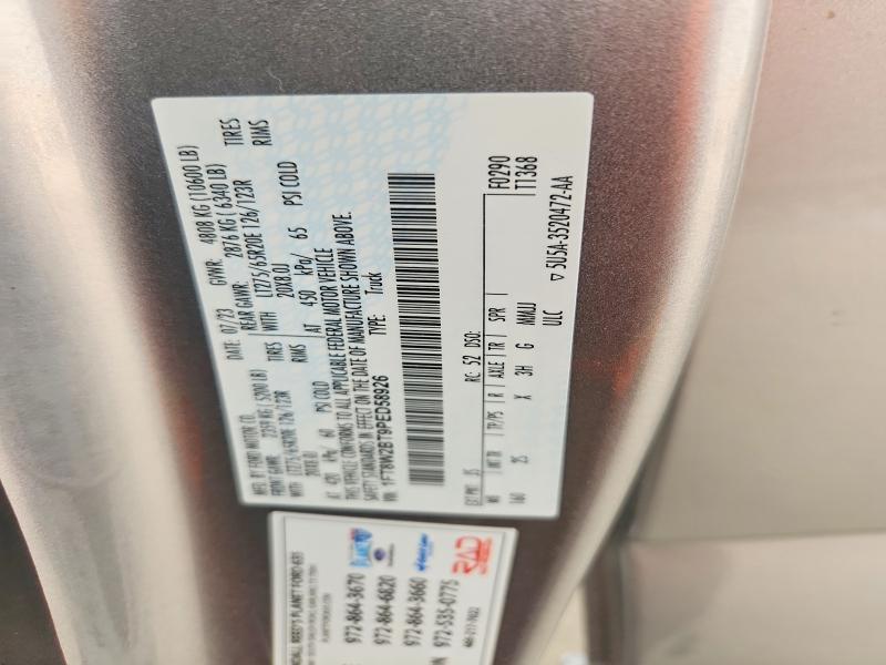 Aukcja sprzedaży 2023 Ford F250, vin: 1FT8W2BT9PED58926, numer aukcji: 66142026
