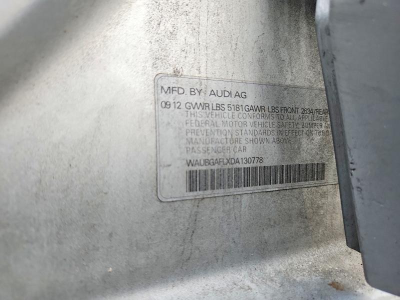 Aukcja sprzedaży 2013 Audi S4, vin: WAUBGAFLXDA130778, numer aukcji: 63845486