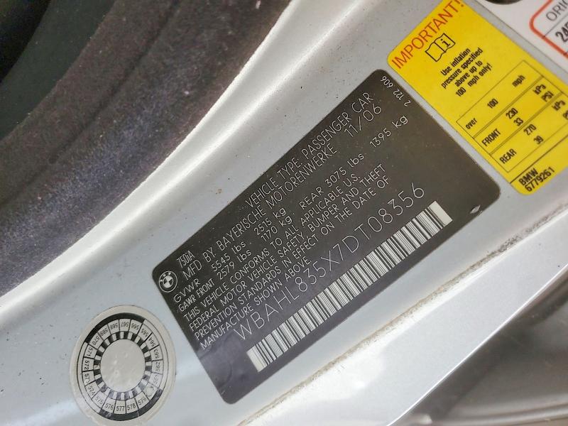 Продаж на аукціоні авто 2007 Bmw 750, vin: WBAHL835X7DT08356, номер лоту: 66805466