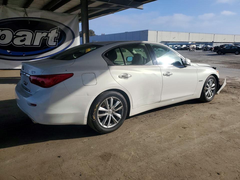 2015 Infiniti Q50 Hybrid მანქანა იყიდება აუქციონზე, vin: JN1AV7APXFM790793, აუქციონის ნომერი: 63609146
