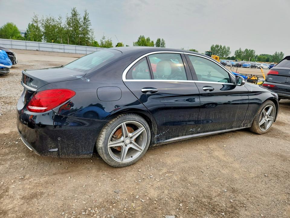 64376956 :رقم المزاد ، 55SWF4KB2FU077332 vin ، 2015 Mercedes-benz C مزاد بيع