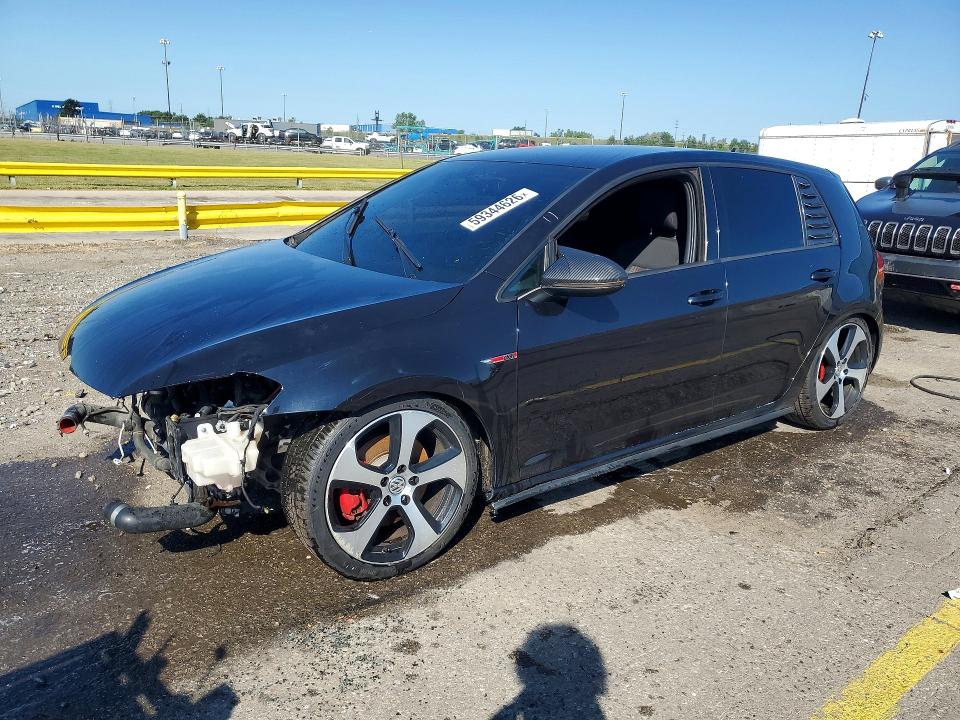 59344626 :رقم المزاد ، 3VW5T7AU2HM029206 vin ، 2017 Volkswagen Gti مزاد بيع