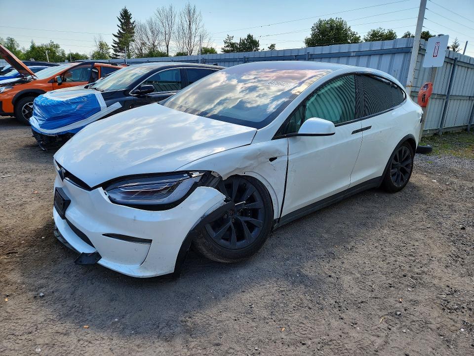 2022 Tesla Model X მანქანა იყიდება აუქციონზე, vin: 7SAXCDE55NF339382, აუქციონის ნომერი: 64786426
