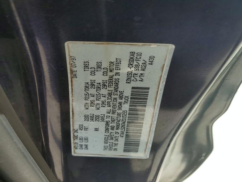 Продаж на аукціоні авто 1998 Toyota Tacoma, vin: 4TAVL52N3WZ015255, номер лоту: 64213946