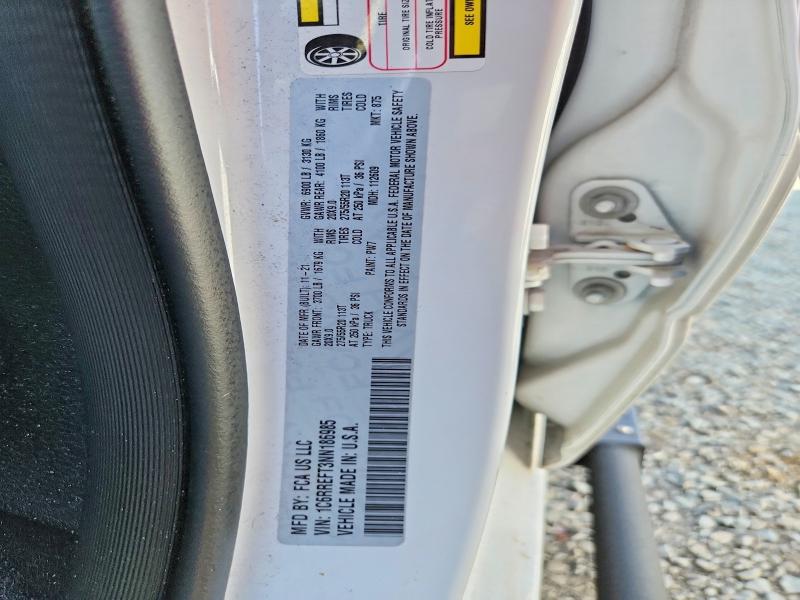 Auction sale of the 2022 Ram 1500, vin: 1C6RREFT3NN186985, lot number: 63904816