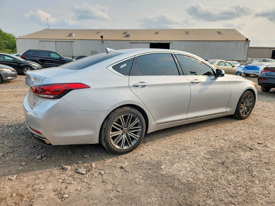 2018 Genesis G80 მანქანა იყიდება აუქციონზე, vin: KMHGN4JEXJU235447, აუქციონის ნომერი: 64901086