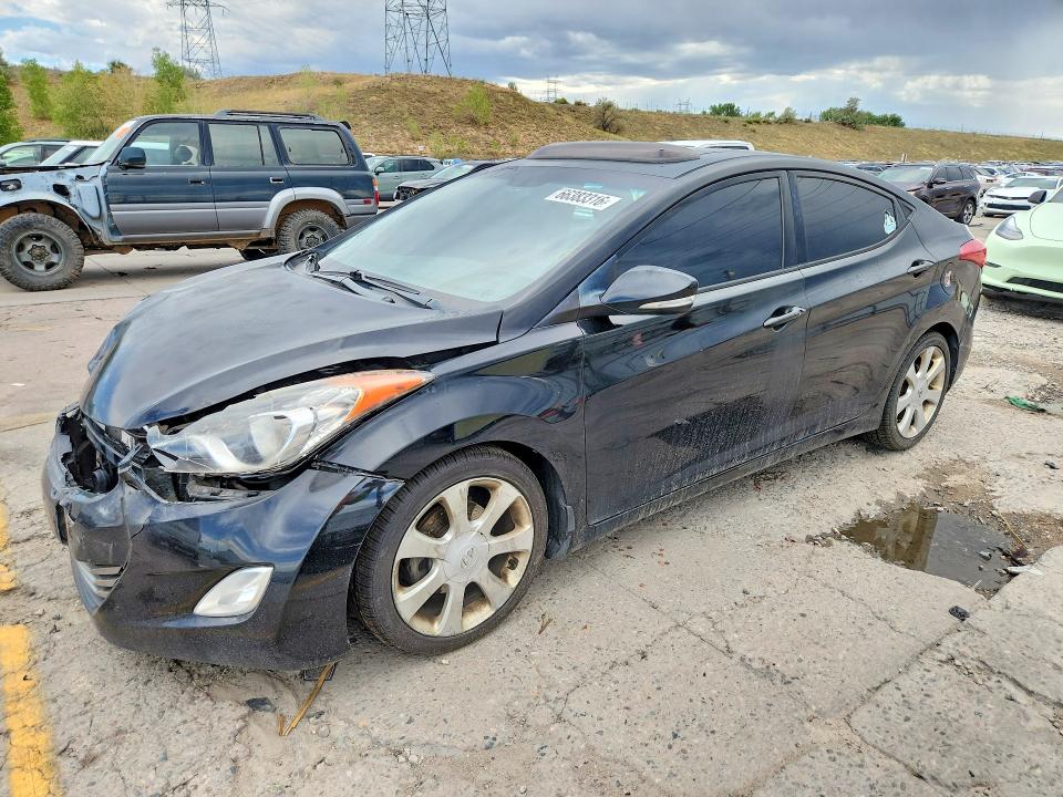 66383316 :رقم المزاد ، KMHDH4AE7DU741395 vin ، 2013 Hyundai Elantra مزاد بيع
