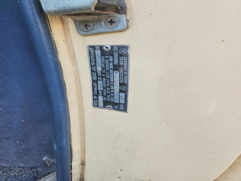 Продаж на аукціоні авто 1974 Mercedes-benz 450 Sl, vin: 10704412017214, номер лоту: 65183856