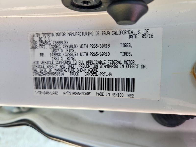 Aukcja sprzedaży 2017 Toyota Tacoma, vin: 3TMGZ5AN5HM051014, numer aukcji: 61941446