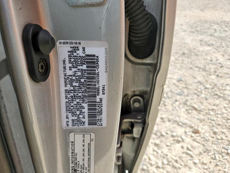Aukcja sprzedaży 2002 Toyota Camry, vin: 4T1BF30K22U012748, numer aukcji: 64372566