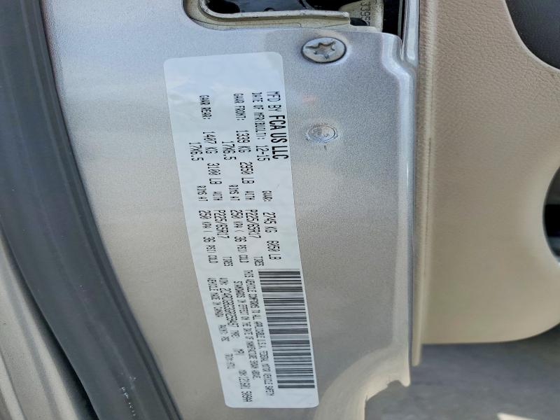 2016 Dodge Grand Caravan მანქანა იყიდება აუქციონზე, vin: 2C4RDGBG3GR259497, აუქციონის ნომერი: 65221586