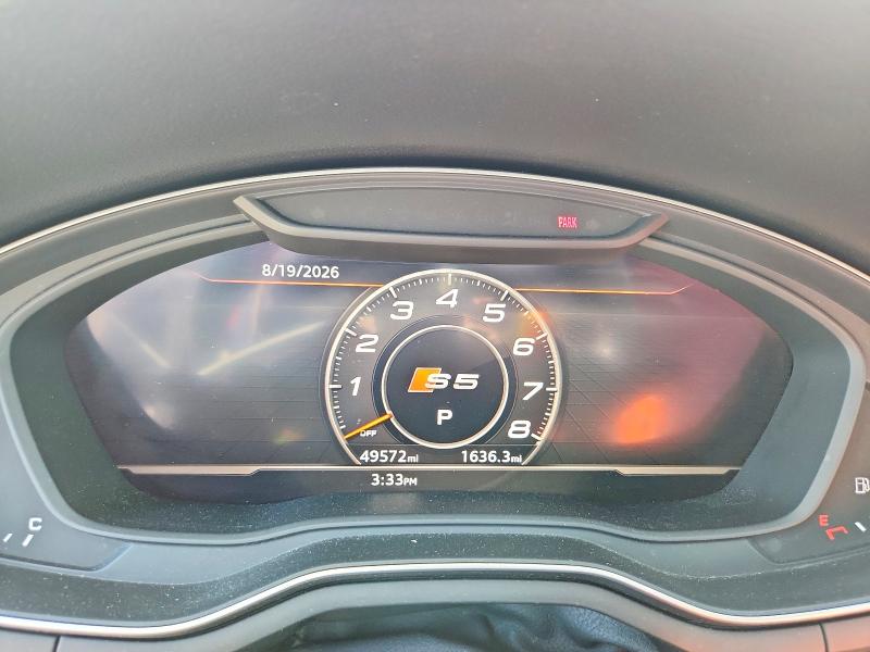 Aukcja sprzedaży 2019 Audi S5, vin: WAUB4CF57KA016496, numer aukcji: 65472926