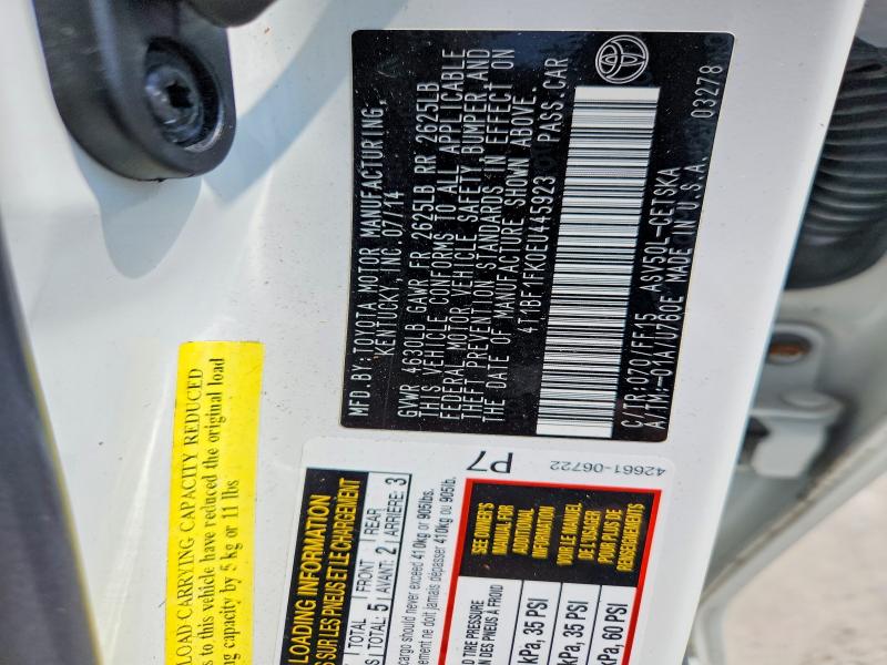Продажа на аукционе авто 2014 Toyota Camry, vin: 4T1BF1FK0EU445923, номер лота: 66399546