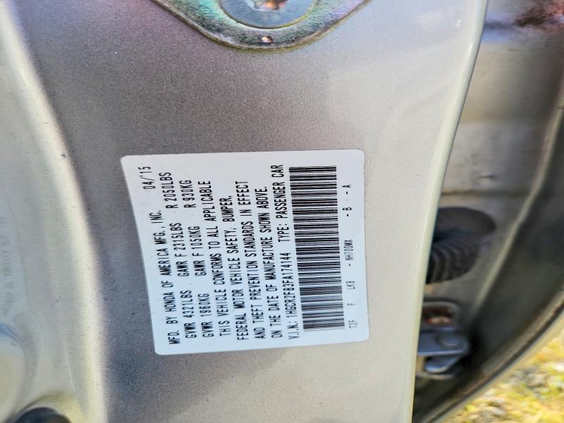 2015 Honda Accord მანქანა იყიდება აუქციონზე, vin: 1HGCR2F83FA174144, აუქციონის ნომერი: 64555336