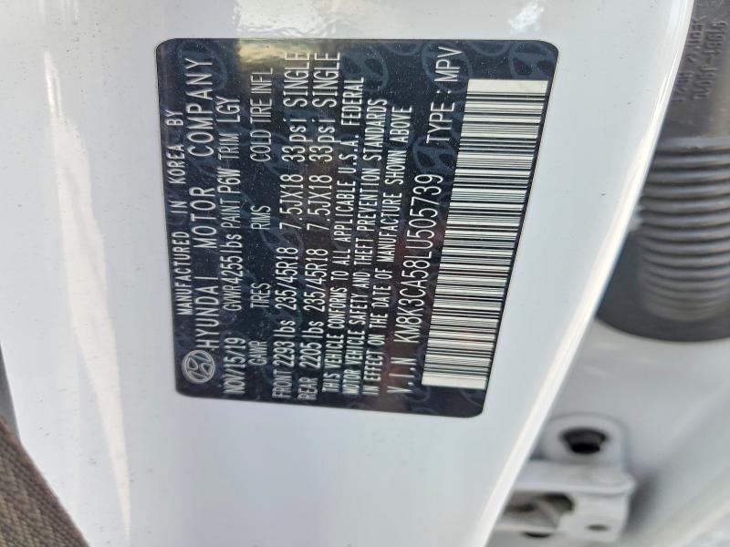 Aukcja sprzedaży 2020 Hyundai Kona, vin: KM8K3CA58LU505739, numer aukcji: 63539946
