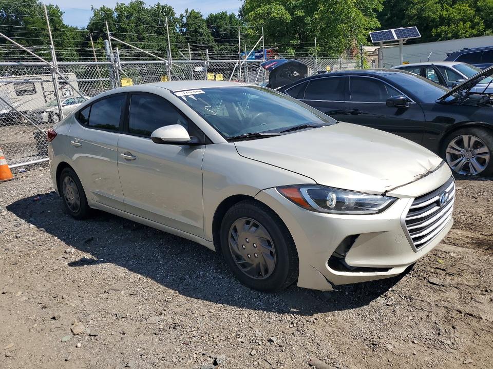 2017 Hyundai Elantra მანქანა იყიდება აუქციონზე, vin: KMHD74LF2HU314446, აუქციონის ნომერი: 63037546