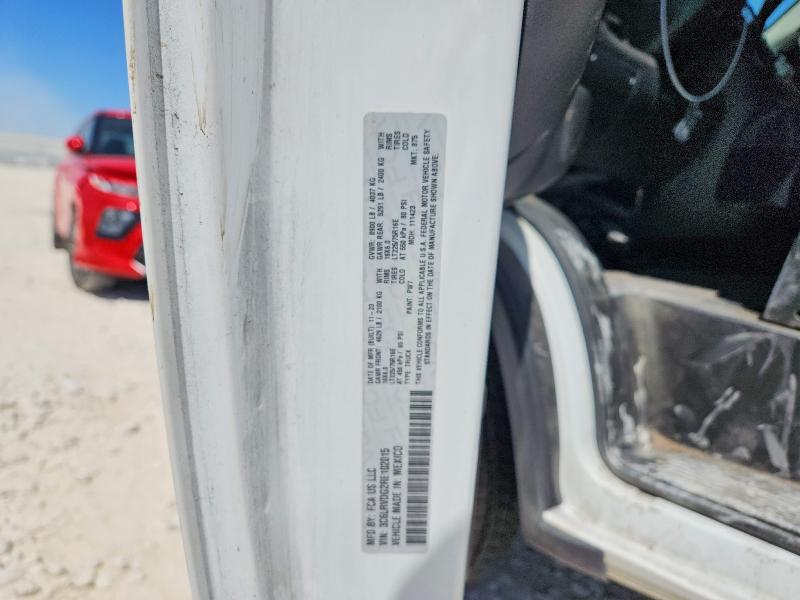 63677906 :رقم المزاد ، 3C6LRVDG2RE102015 vin ، 2024 Ram Promaster 2500 مزاد بيع