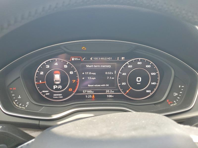 2018 Audi Q5 მანქანა იყიდება აუქციონზე, vin: WA1BNAFY7J2217476, აუქციონის ნომერი: 65373906