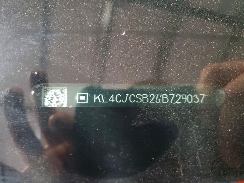 Aukcja sprzedaży 2016 Buick Encore, vin: KL4CJCSB2GB729037, numer aukcji: 63943406