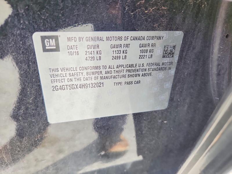 Aukcja sprzedaży 2017 Buick Regal, vin: 2G4GT5GX4H9132021, numer aukcji: 64128836