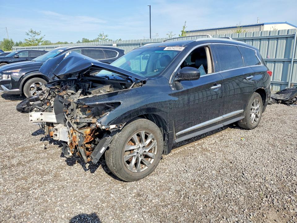 66242236 :رقم المزاد ، 5N1AL0MM9DC343074 vin ، 2013 Infiniti Jx35 مزاد بيع