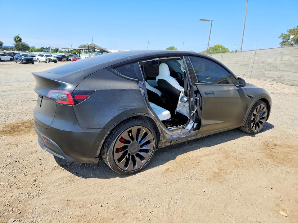 2021 Tesla Model Y მანქანა იყიდება აუქციონზე, vin: 5YJYGDEF7MF277657, აუქციონის ნომერი: 66112096
